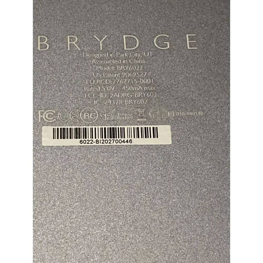 BRYDGE Wireless Keyboard & Magnetic Cover, IPAD PRO 12.9 2020 2018 3rd Gen